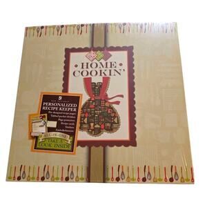New Home Cookin' Personalized Recipe Keeper Hardcover Stickers